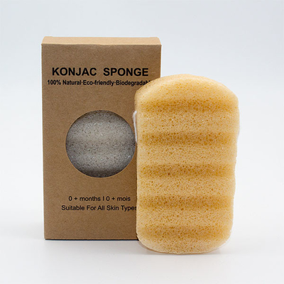 Organic Eco Friendly Konjac Wave Cleansing Sponge For Facial