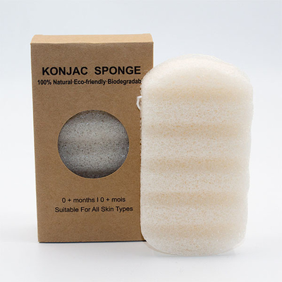 Organic Eco Friendly Konjac Wave Cleansing Sponge For Facial