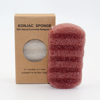 Organic Eco Friendly Konjac Wave Cleansing Sponge For Facial