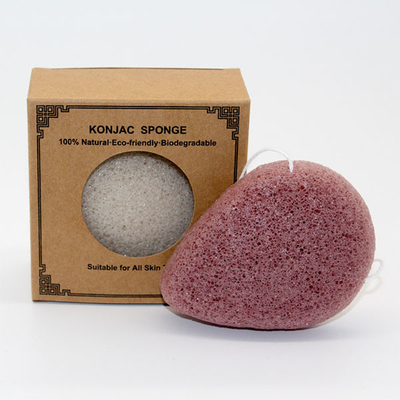 MSDS Biodegradable Water Drop Makeup Sponge Cleansing Konjac Sponge OEM