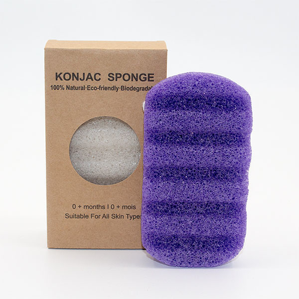 Organic Eco Friendly Konjac Wave Cleansing Sponge For Facial