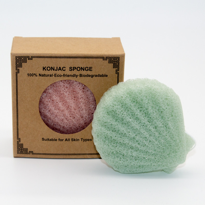 Shell Shaped Deep Cleansing Konjac Exfoliating Sponge For Acne