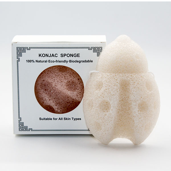 Deep Cleansing Ladybug Bath Konjac Sponge For Sensitive Skin